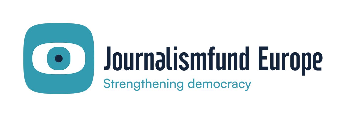 Journalismfund logo with baseline