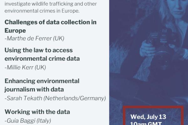 #Wildeye Journalists Talk: Investigating environmental crime in Europe